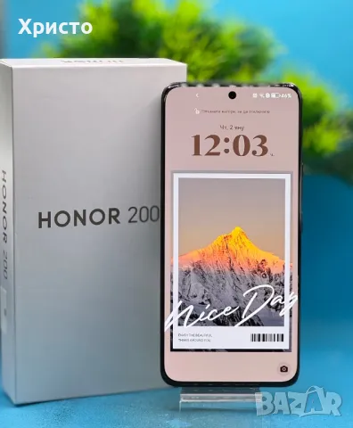 ГАРАНЦИОНЕН!!! Honor 200, 12GB, 512GB, Black, снимка 1 - Други - 48518480