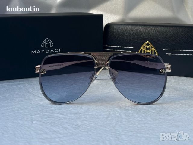 Maybach 2024 мъжки слънчеви очила авиатор 6 цвята, снимка 9 - Слънчеви и диоптрични очила - 45607898