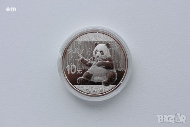 Инвестиционни сребърни монети - Panda 30 гр. сребро, различни години, снимка 8 - Нумизматика и бонистика - 46632990