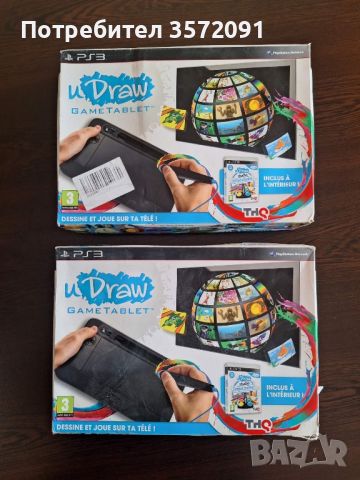 Нови оригинални uDraw game tablet за PS3, снимка 1 - Аксесоари - 46244438