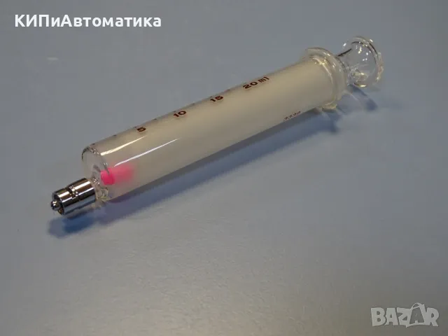 стъклена спринцовка TSFJ TOYO 20CC Hard Glass Syringe Barrel 20ml, снимка 6 - Лаборатория - 49282527