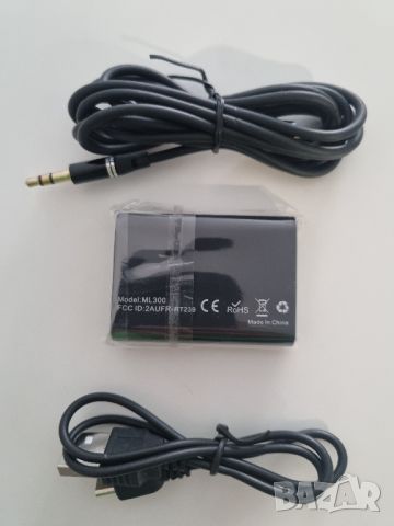 1Mii ML300 Black Bluetooth 5.3 Transmitter Receiver For TV To Wireless Headphone, снимка 2 - Други - 46399222