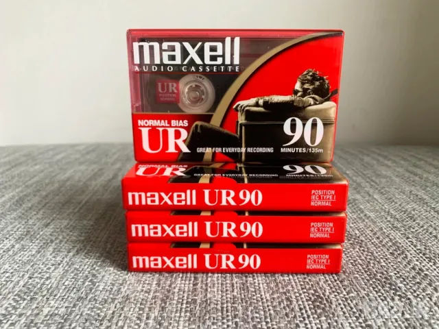 Нови 5 аудио касети Maxell UR90 / 90 минути, снимка 5 - Други - 49820738