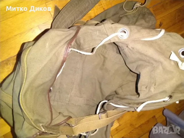 Раница брезентова от соца №10 50х56см странични джобове, снимка 8 - Оборудване и аксесоари за оръжия - 50168277