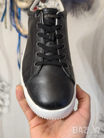 Calvin Klein номер 43 оригинални  кожени сникърси / маратонки / обувки , снимка 7 - Маратонки - 51883768
