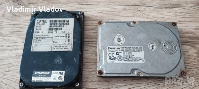 2 бр. неработещи ретро HDD