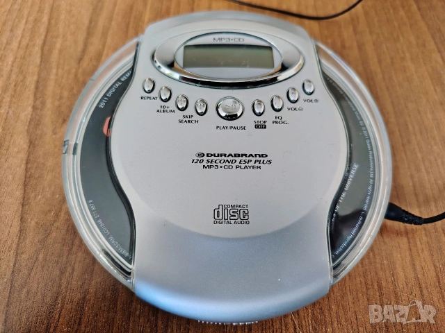 Durabrand Discman MP3/CD Player – Line Out, Bass Boost, отлично състояние.
