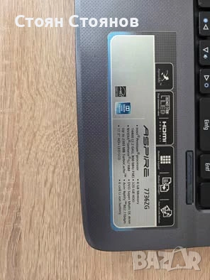 Лаптоп Acer Aspire 7736ZG – 17.3”, снимка 6 - Лаптопи за дома - 53945830
