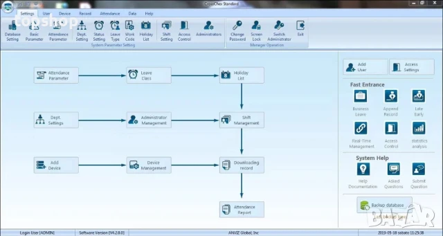 Детектор Anviz W1 PRO с Биометричен, RFID и ПИН код, Linux, 1GHz процесор, 2.8" TFT LCD, Tcp/IP..., снимка 3 - Друга електроника - 50553838