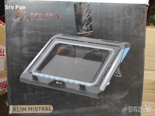 KLIM Mistral Laptop Cooling Pad Охладител за лаптоп, снимка 1 - Части за лаптопи - 45964943