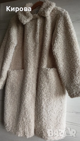Дамско мъхесто палто