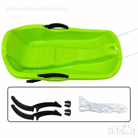 Компактна шейна с въже и спирачки FrostRunner 84. Зелена, синя, розова, снимка 13 - Други - 52404817