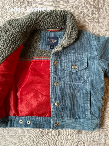 Детско джинсово яке Cottonfield 80 размер, снимка 4 - Бебешки якета и елеци - 52259022
