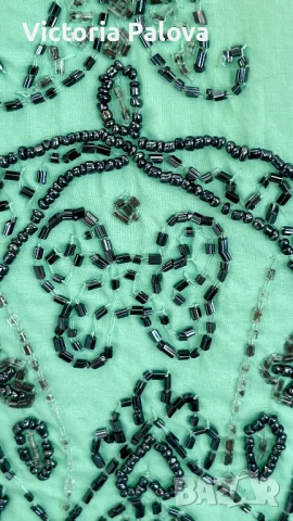 Красива блуза  SOUL REBEL индийски памук с мъниста, снимка 6 - Ризи - 50549498