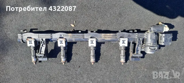 Бензинови дюзи и горивна рейка  FORD FIESTA Форд Фиеста 1.2 60 к.с 2009-2013Г