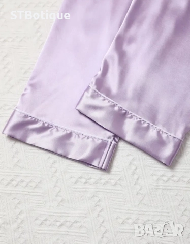 🌙✨ Елегантен дамски сатенен комплект от STBoutique ✨🌙 💋, снимка 5 - Пижами - 52209985