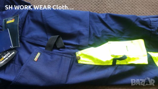 BLAKLADER 1529-1860 High-Vis Work Trousers размер 50 / M работен панталон W4-210, снимка 11 - Панталони - 46677207