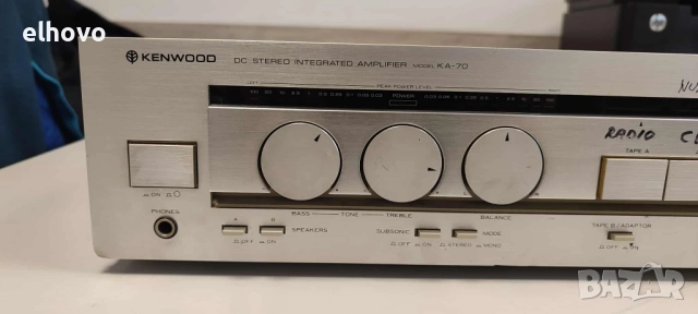 Стерео усилвател Kenwood KA-70, снимка 9 - Ресийвъри, усилватели, смесителни пултове - 52452489