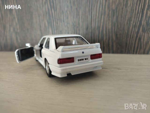 Метална количка BMW M3 1987 !!!, снимка 2 - Колекции - 46491472