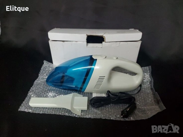 🚗🧹 Преносима мини автомобилна прахосмукачка – сухо и мокро почистване 🧹🚗