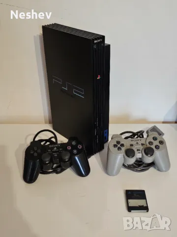 Playstation 2 с хак и два джойстика, снимка 1 - PlayStation конзоли - 48957789