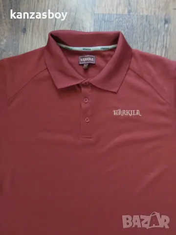 Härkila Gerit Polo Shirt - страхотна мъжка тениска КАТО НОВА 2ХЛ, снимка 3 - Тениски - 46835925