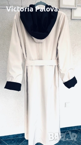 Луксозен двулицев дълъг тренч Kiss – нов, елегантен модел,Германия, снимка 6 - Палта, манта - 53750887