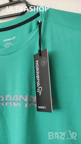 Нова дамска тениска 
Norrona Bitihorn Tech T-Shirt
Размер L, снимка 7 - Тениски - 46969319