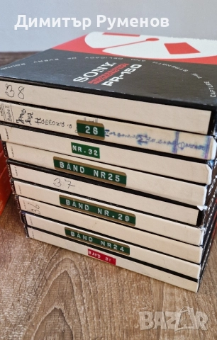 Ролки за магнетофон Sony Agfa 18см със записи, снимка 4 - Декове - 52388028