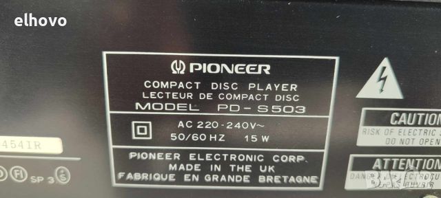 CD player Pioneеr PD-S503, снимка 9 - Аудиосистеми - 45299388