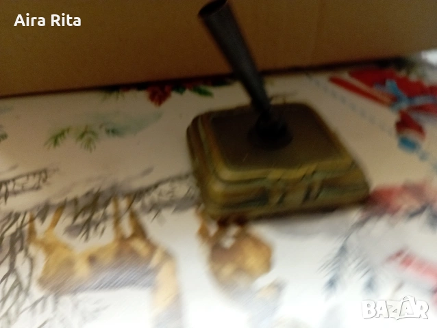 бронзов комплект-печат,стоика за писма,, снимка 4 - Антикварни и старинни предмети - 53722232