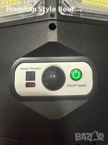 Led соларна улична лампа - сензор за движение и дистанционно управление, снимка 6 - Други стоки за дома - 53923658