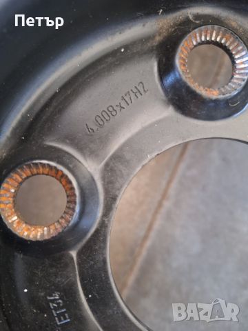 Резервна гума патерица за Мерцедес- W219- CLS- E class -W212 -W213- 5x112х66.6-17цола, снимка 4 - Гуми и джанти - 45223558
