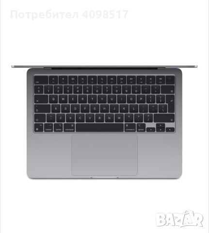 MacBook Air 13. M3 . CPU 8/ GPU 8 GB - 256 GB / space grey INT KB , снимка 6 - Лаптопи за работа - 45746786