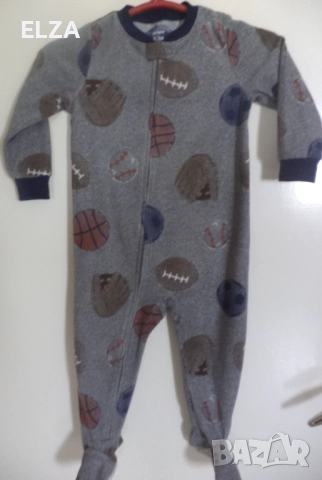 Памучни и поларени пижамки за 2 години, снимка 6 - Бебешки пижами - 51625633