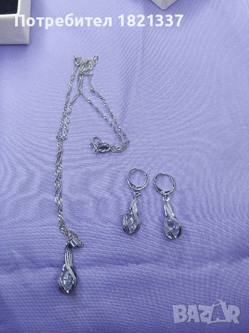 Комплект колие и обици , снимка 2 - Макари - 53817985