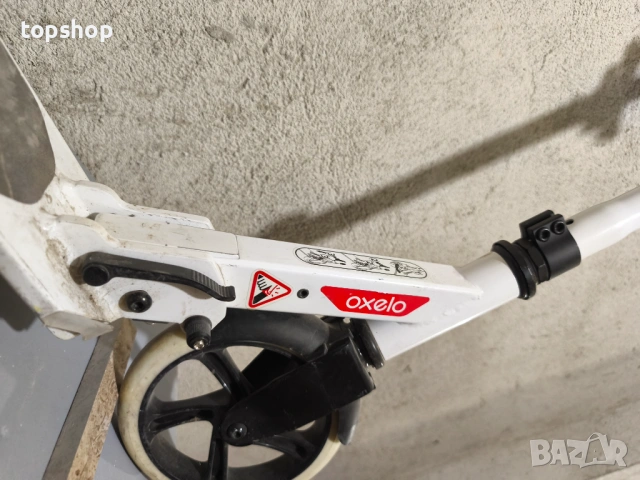 Детска тротинетка Oxelo Mid 7 в много добро състояние 100кг. Макс , снимка 4 - Детски велосипеди, триколки и коли - 54099281