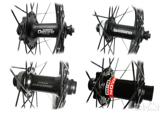 26" Капли за диск Shimano, DT Swiss, QR, Thru-Axle, Предна, Задна, 9x100 15x100 20x110 10x135 12x142, снимка 9 - Части за велосипеди - 49095071