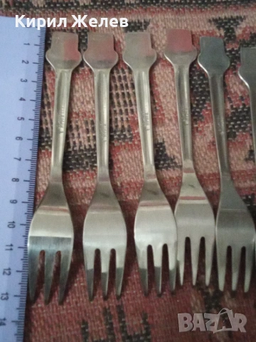 Български вилици 6 броя 53739, снимка 5 - Прибори за хранене, готвене и сервиране - 53434785