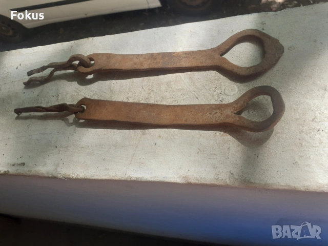 Стари ковани резета резе мандало за врата порта, снимка 2 - Антикварни и старинни предмети - 53277190