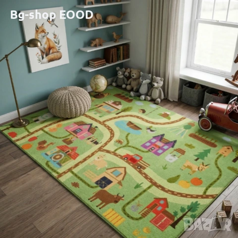 Детски килим 120x160 см, 12 дизайна, водоустойчив, неплъзгащ се, снимка 9 - Други - 53932783