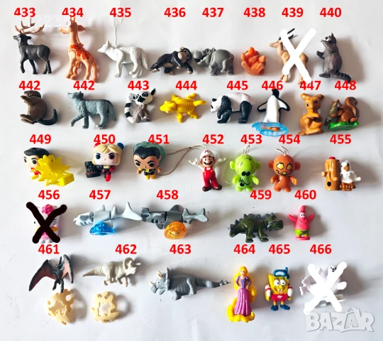 Над 400 Киндер играчки от яйца Kinder Surprise, снимка 12 - Фигурки - 47226377