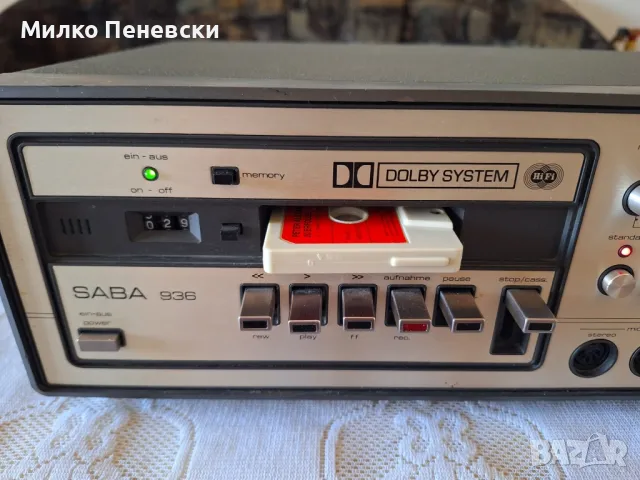 SABA ULTRA HIFI PROFESSIONAL  CD 936 VINTAGE STEREO DECK , снимка 2 - Декове - 46892664