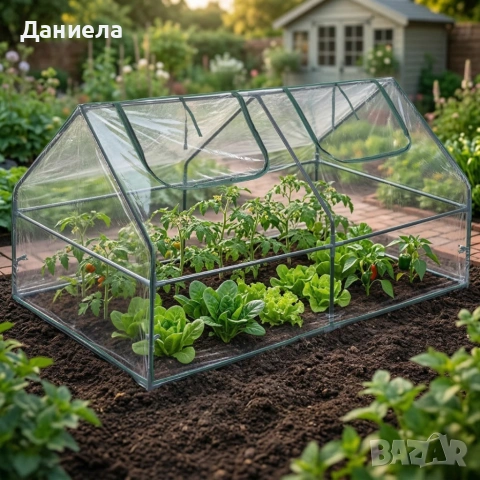 Компактна градинска оранжерия - стабилен микроклимат за вашите растения
