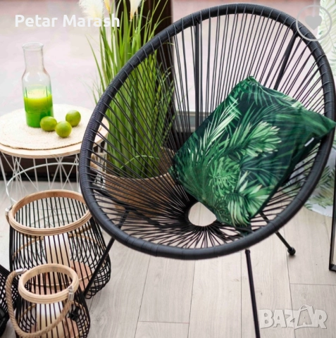 Луксозен Комплект Acapulco от Кафяв Ратан – За Балкон, Веранда и Градина, снимка 7 - Градински мебели, декорация  - 52222910