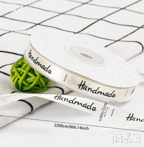  Сатенена лента панделка от сатен с надпис Just For You за декор на стиропорено мече ръчна изработка, снимка 8 - Други - 30956173