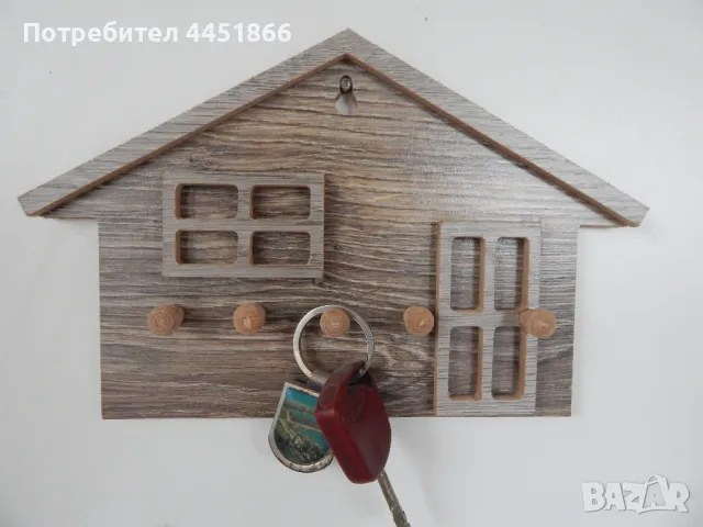 ЗАКАЧАЛКА ЗА КЛЮЧОВЕ , КЪЩИЧКА ЗА КЛЮЧОВЕ , снимка 2 - Етажерки - 49999689