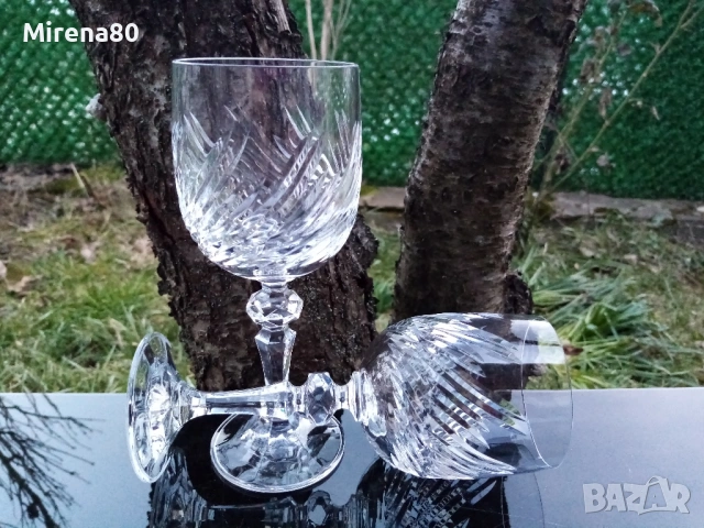 Кристален сервиз за вино, снимка 6 - Сервизи - 53714473