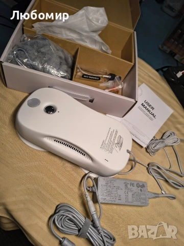 Hengqiyuan S9 Автоматичен робот за почистване на прозорци с двойно пръскане на вода, засмукване , снимка 4 - Други стоки за дома - 53198057