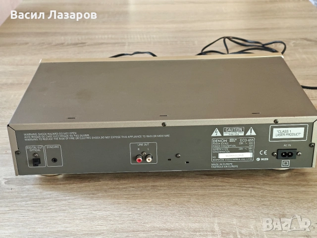 CD плеър DENON DCD-655 в перфектно състояние , снимка 4 - Ресийвъри, усилватели, смесителни пултове - 54277129